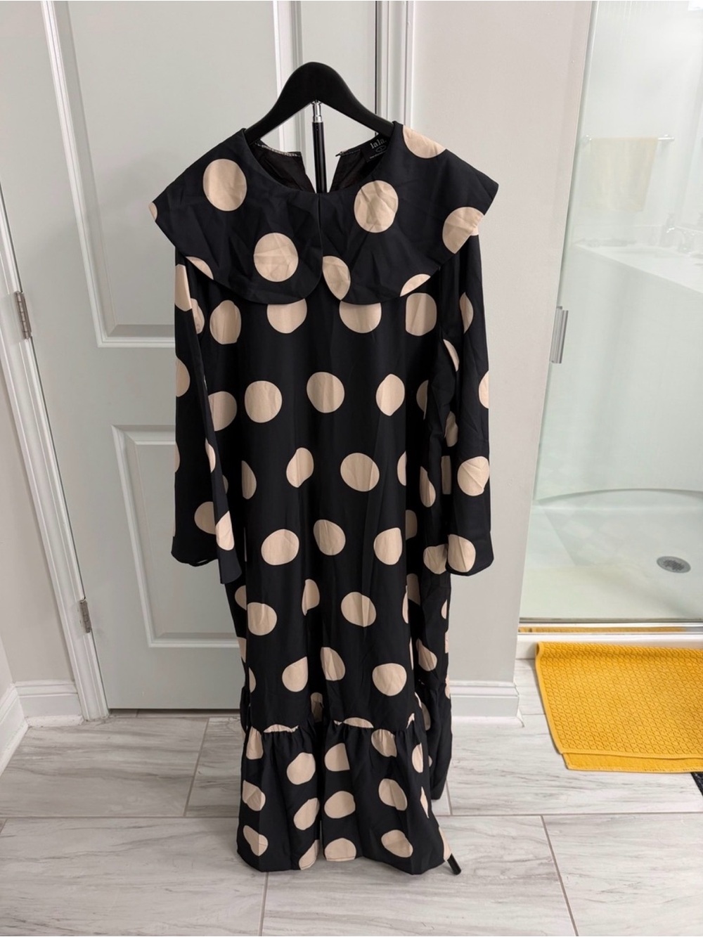New! Dressed in LALA Doing What I Damn Well Please Polka Dot Maxi Dress - S - Picture 6 of 8